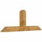 Ekena Millwork Portland Rough Sawn Timber Gable Bracket, Western Red Cedar, 72"W x 27"H x 6"D x 6"F, 9/12 Pitch GBW072X27X0606POR00RWR - alternate 3